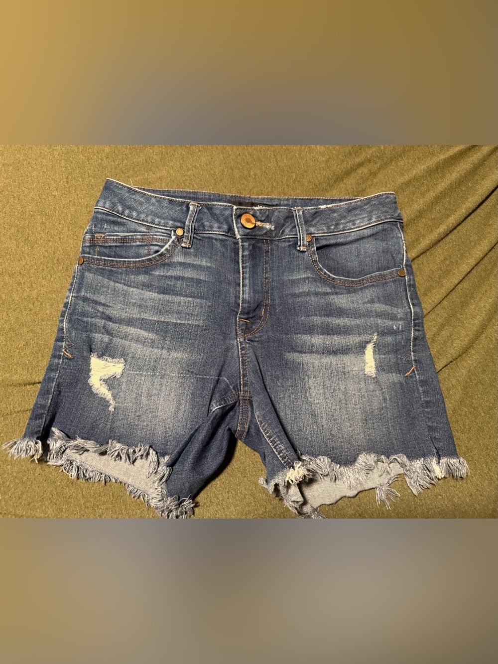 1822 Denim Dark Blue High-Rise Jeans